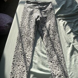 Balance Collection Black and White Leopard Print Leggings